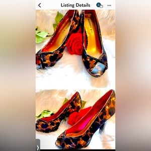 Madden girl leopard print shoes size 7